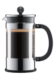 BODUM 34 oz Kenya French Press Coffee Maker, Stainless Steel, New